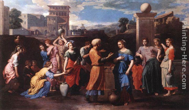 Nicolas Poussin Rebecca at the Well